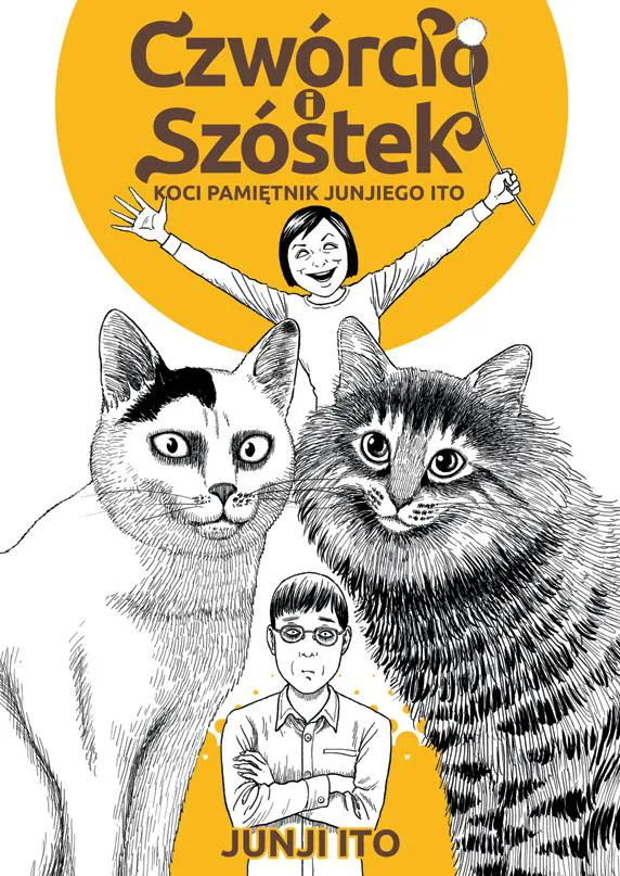 Okładka: Czwórcio i Szóstek - koci pamiętnik Junjiego It, tom 1