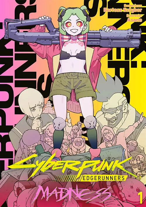 Okładka: Cyberpunk: Edgerunners MADNESS, tom 1