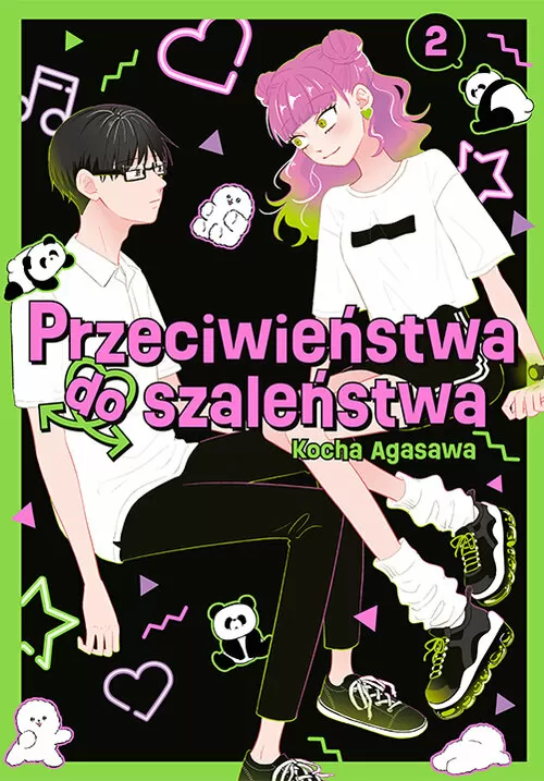 Okładka: Przeciwieństwa do szaleństwa, tom 2