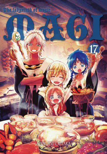 Okładka: Magi: Labyrinth of Magic, tom 17