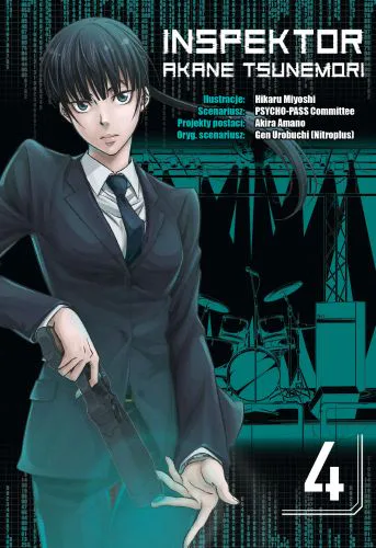 Okładka: Inspektor Akane Tsunemori, tom 4