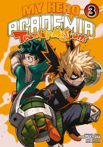 Okładka: My hero academia - Team Up Missions, tom 3